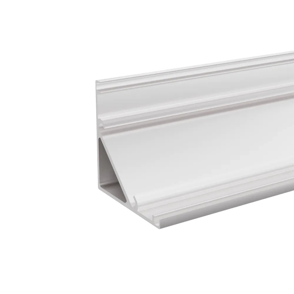 Profilo angolare in alluminio silver 2mt per striscia led