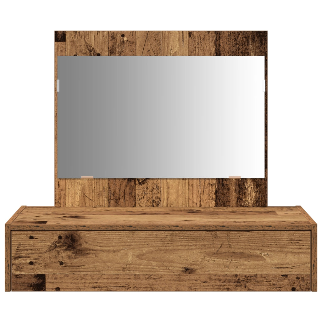 Specchiera da parete Legno antico 83x40x70 cm