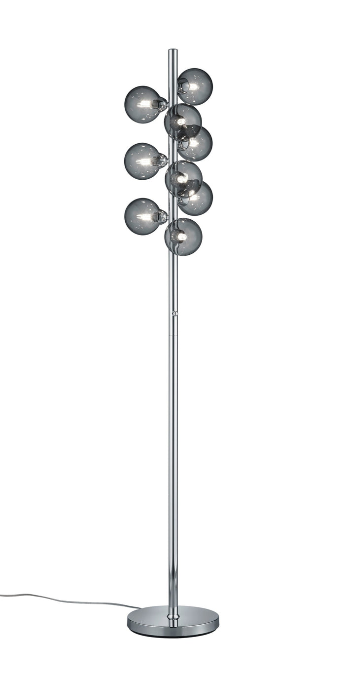 Piantana da Interno  G9 in Metallo Cromo