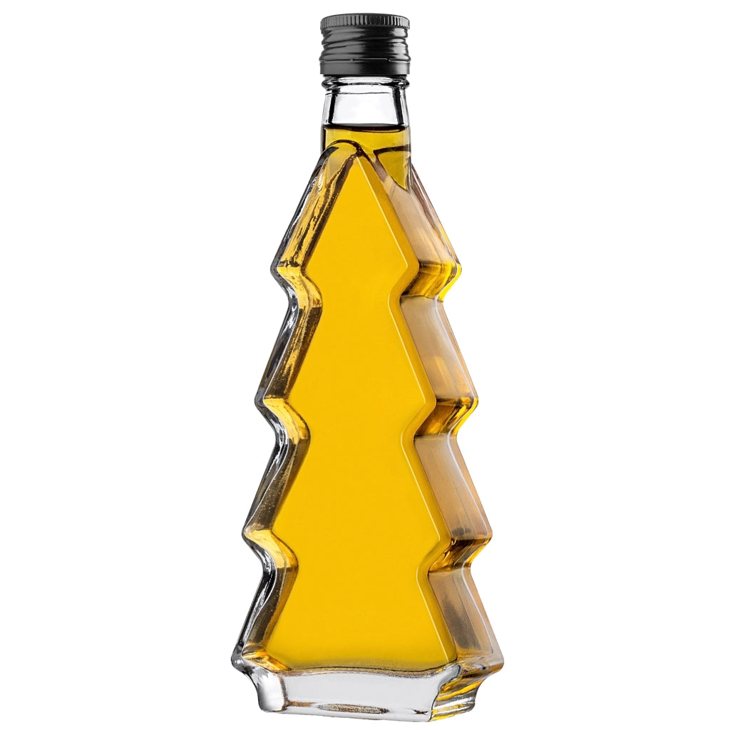 KADAX Butelka choinka 200ml 1szt z zakętką czarną
