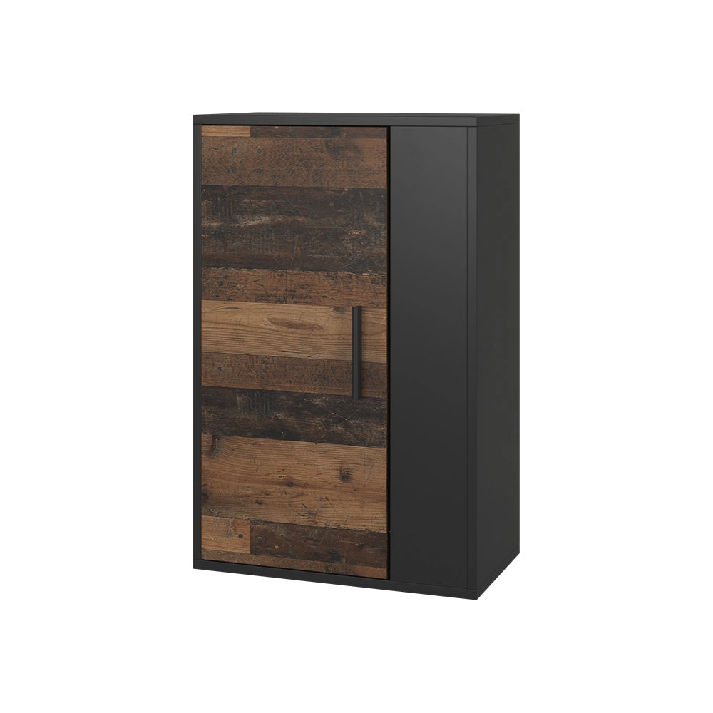 Vicco Scaffale a muro Nero/antico 50.1 x 78.4 cm con 2 scomparti