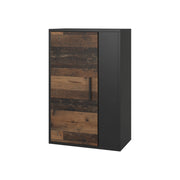 Vicco Scaffale a muro Nero/antico 50.1 x 78.4 cm con 2 scomparti