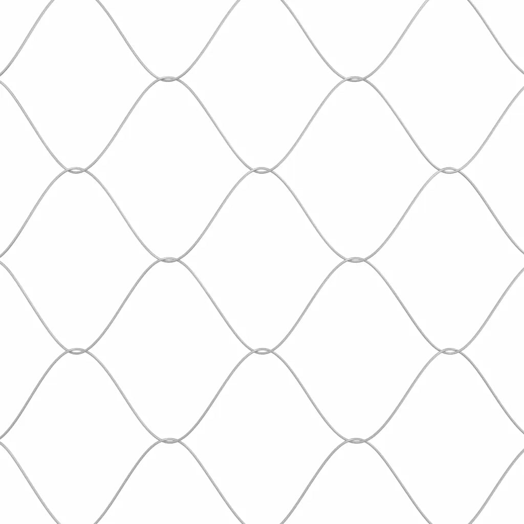 vidaXL Gabbia per cani Argento 400 x 200 x 200 cm Acciaio zincato