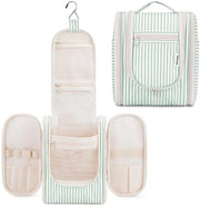 Toilette per Signora e Signore - Toilette Appese per Bambini e Borsa Cosmetici per Signori - Toilette per Signora e Ragazze (Strisce Mintverdi (Piccolo))