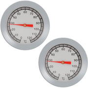 Termometro a Grill con Maniglia in Acciaio Inossidabile - Misura Temperatura 50-500°C - Diametro 3cm