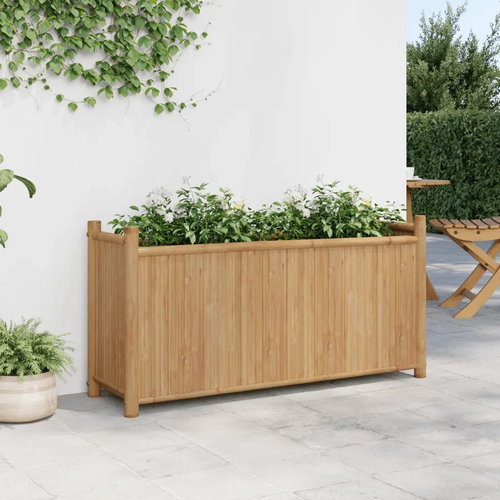 Fioriera | Cassetta per fiori | Vaso 100x30x50 cm in Bamb¨´