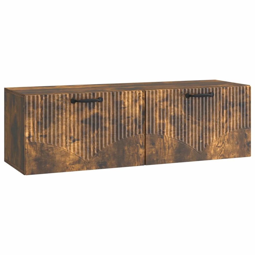 Mobile Porta TV da Muro Rovere Fumo 98 x 31 x 30 cm