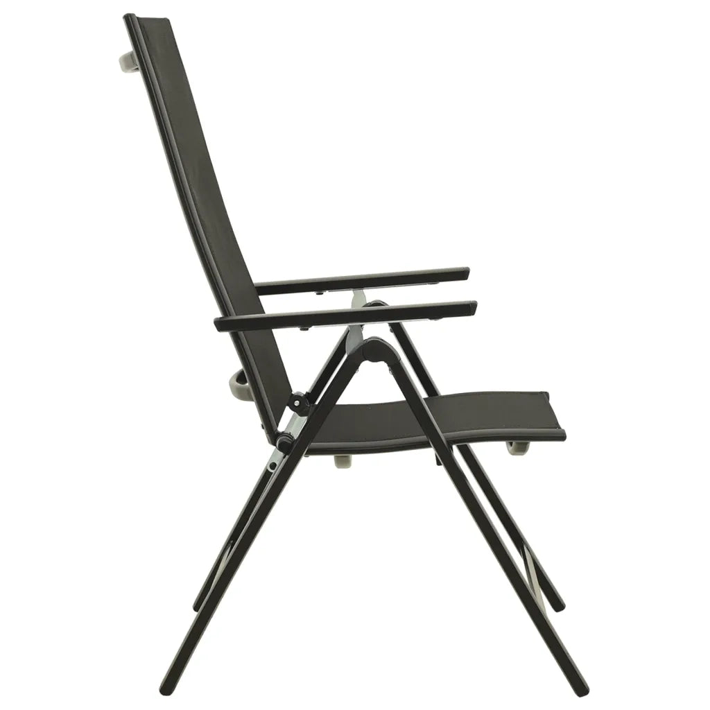 Set Mobili da Pranzo per Giardino 7 pz in Alluminio Antracite 3070637