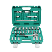 Set di chiavi a bussola 1/2, cricchetto Trainer 32 pezzi Breckner Germany