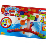 Trade Shop - Set Shoot Ball Shooter Lancia 12 Palline Gioco Mira Precisione Abilita' Sportivo -
