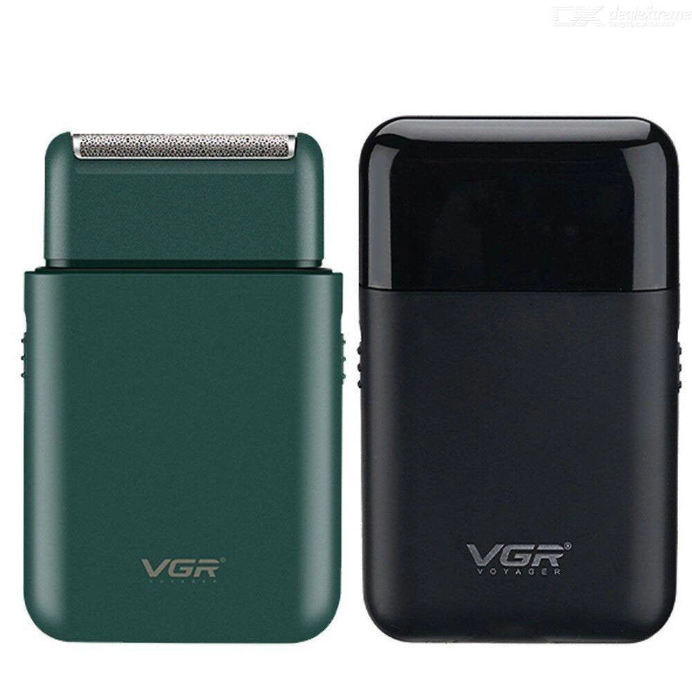 Trade Shop - Rasoio Professionale Uomo A Batteria Ricaricabile Elettrico Portatile Usb V-390 -