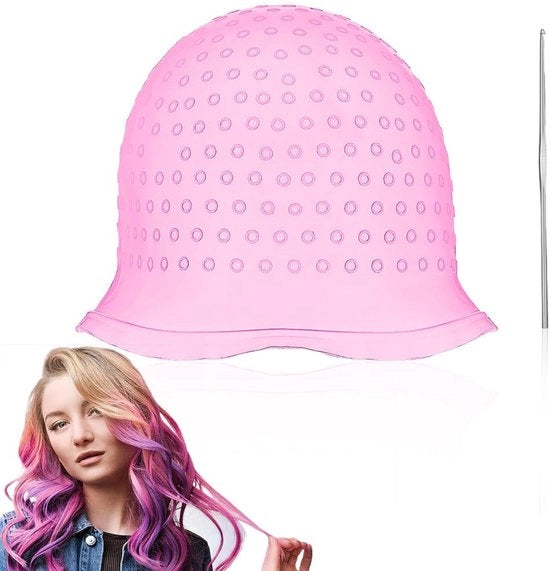 Capelli Siliconeo per Capelli - Duraturo/Wasabile - Adatto per la maggior parte delle misure di capelli - Facile da utilizzare - Grandi fori - Incluso chiodo - Capocchia per capelli