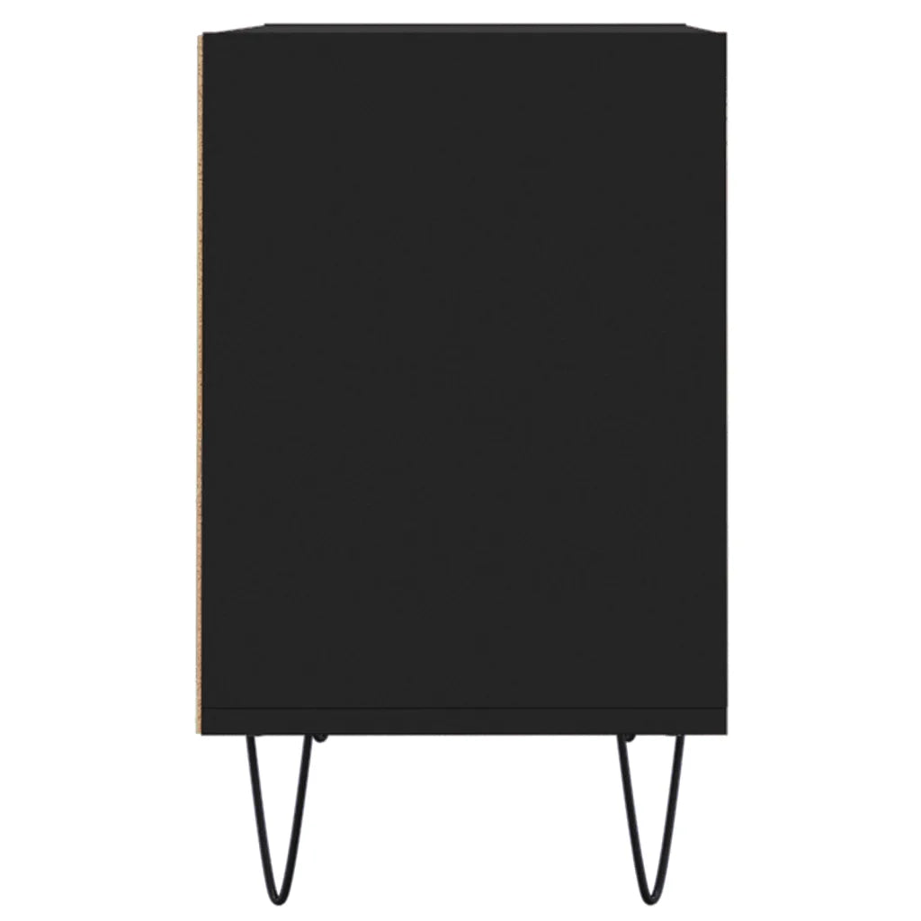 Mobile Porta TV Nero 69,5x30x50 cm in Legno Multistrato 826965
