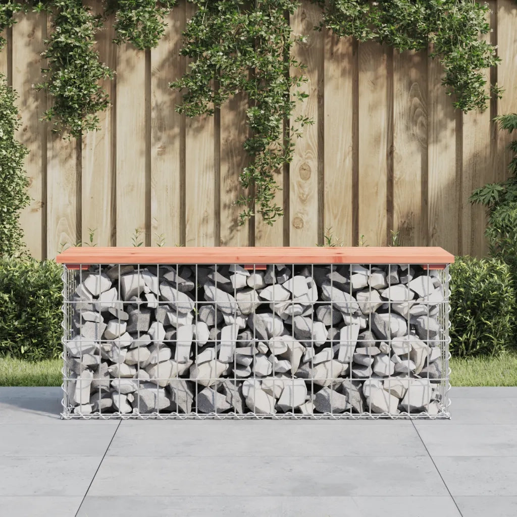 Panca Giardino Design Gabbione 103x31,5x42 cm Massello Douglas 834351