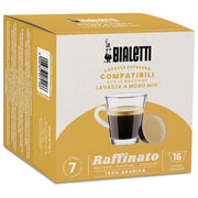 Bialetti, Capsule Caffe' Raffinato, Compatibili Lavazza A Modo Mio, 16 capsule
