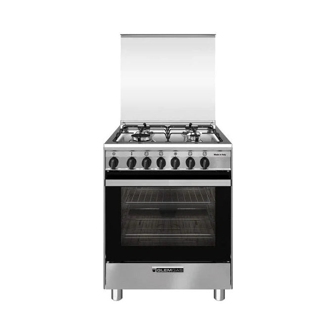 Glem Gas SA664MI6 Cucina a gas con forno elettrico 4 fuochi 60x60cm Classe A