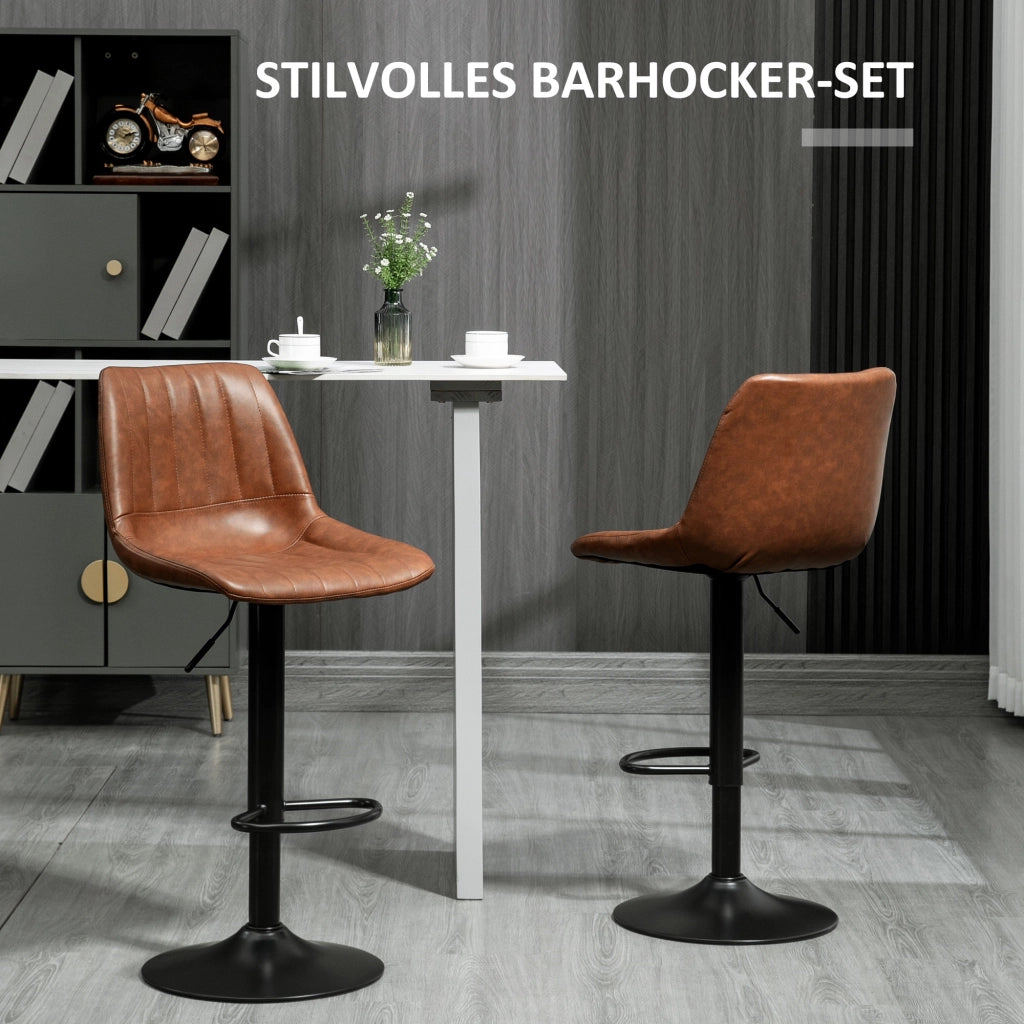 Sgabelli da bar retr¨° ¨C Minimal ¨C 2 pezzi, 43x49.5x111 cm