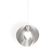 Sospensione Moderna Atom Polilux ® Argento E Metallo Cromo 1 Luce E27