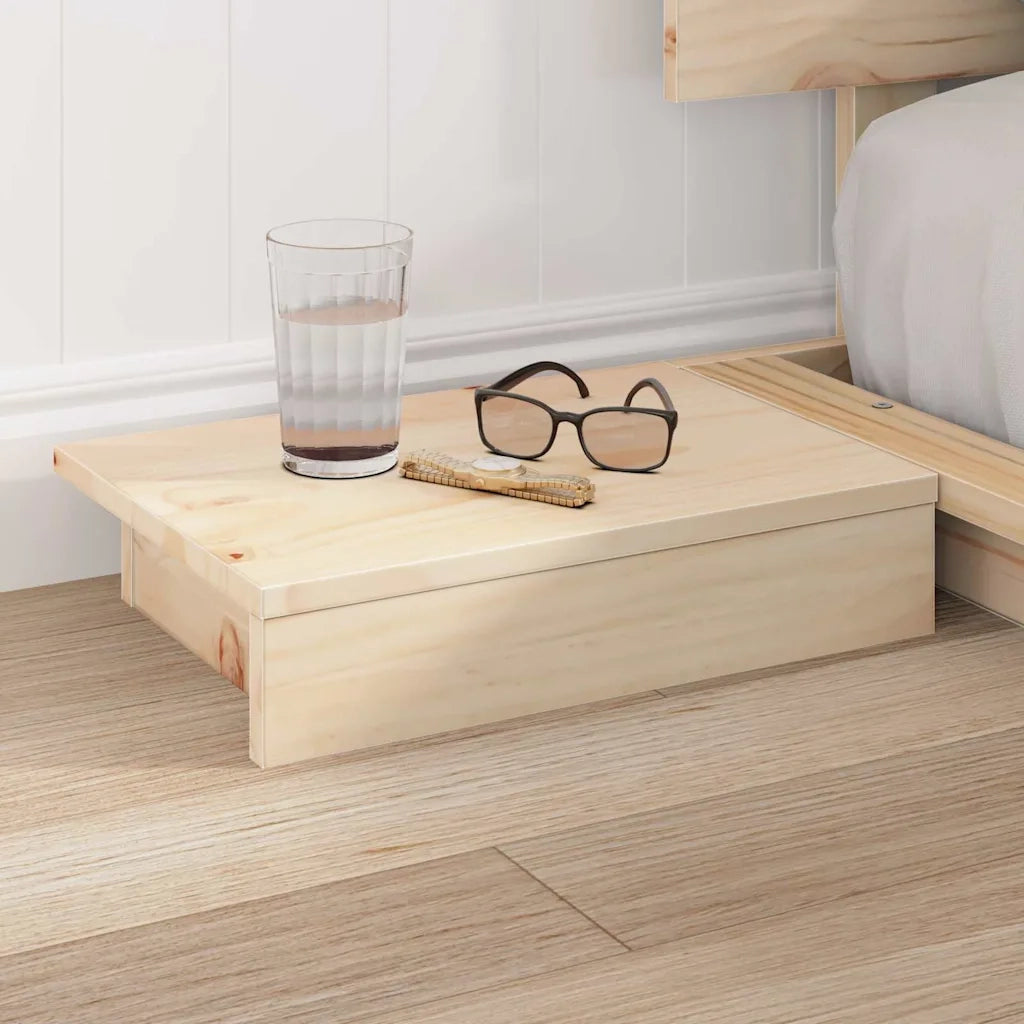 Struttura del letto-Giroletto Marrone 140 x 200 cm legno