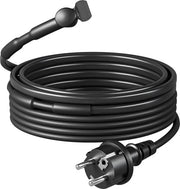 Cavo di riscaldamento 230 V con termostato, 4 m di nastro di riscaldamento con protezione contro la neve, cavo di riscaldamento 15 W/m, filo di riscaldamento IP44 impermeabile, riscaldamento a guaina, tubo di riscaldamento.