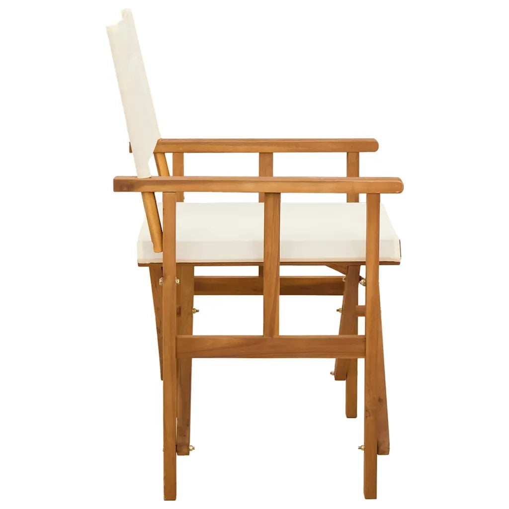 Sedia da Regista in Legno Massello di Acacia 45596