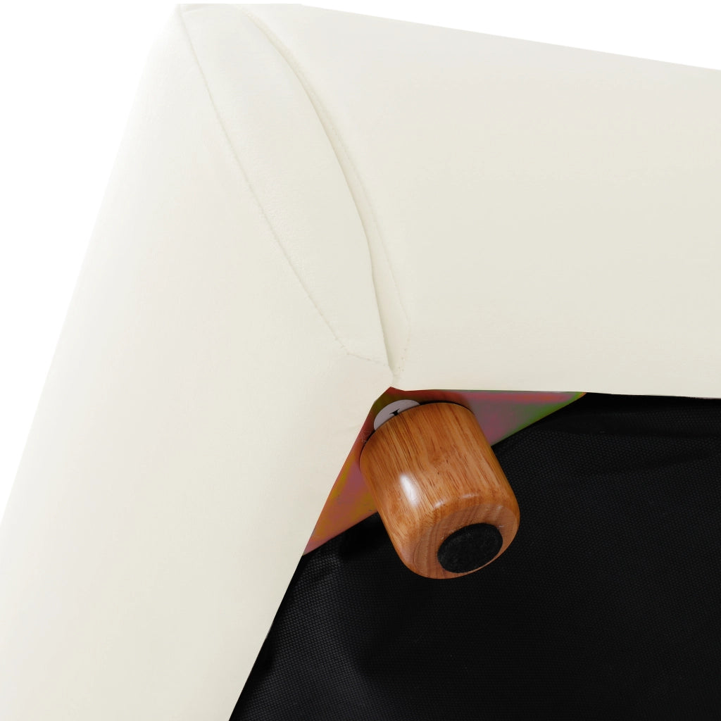 Letto per bambini 90 × 200 cm con contenitore idraulico, testiera imbottita, senza materasso, in velluto beige