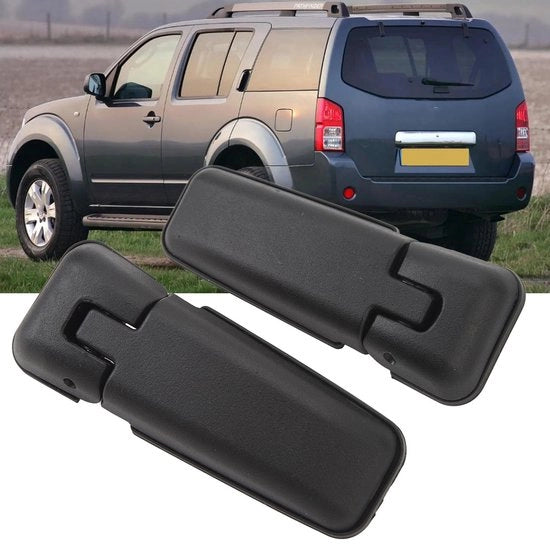 Scharniere di Rimpiazzo per Porta - Set a 1 Paio - Compatibile con Pathfinder 2005-2012 - Installazione Facile - Materiale ABS/Metallo/Gomma - Apertura e Chiusura Silenziosa - Scharniere per Finestre