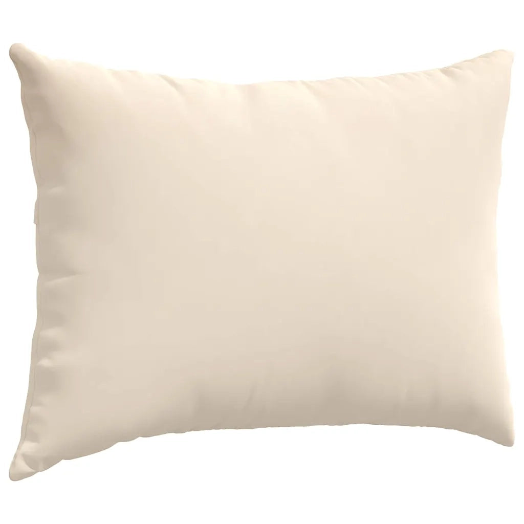 Cuscini da Divano 2 pz-Set di 2 Cuscini per Sofa Beige 70 x 50 cm Tessuto