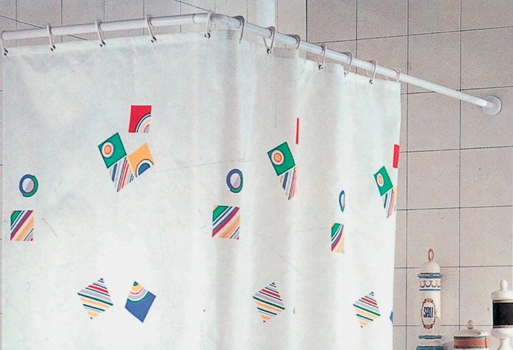 1pz telaio tenda per vasca 80x160 bianco cod:ferx.32378