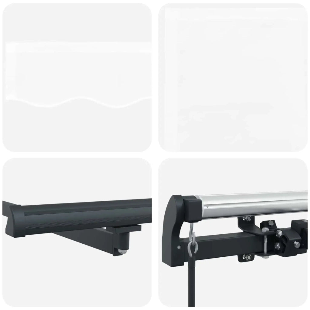 Tenda Retrattile Bianco 300 x 250 cm Poliestere e Acciaio 3330073