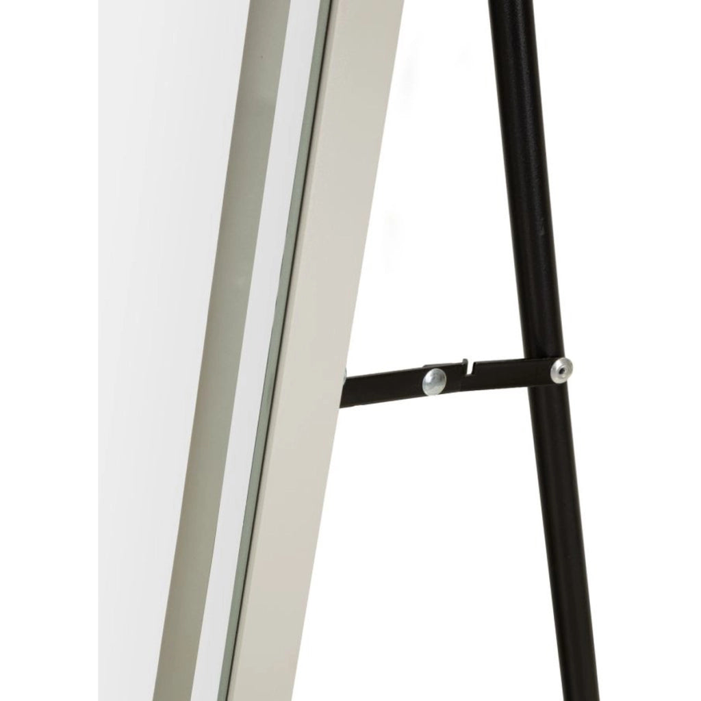Specchio da terra ad arco con cornice illuminata a LED 77x177 cm