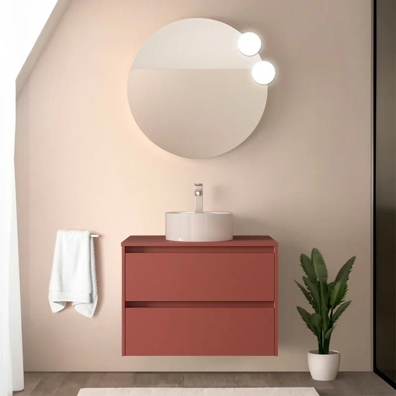 Applique LED per specchio a filo con luce naturale in ABS cromato