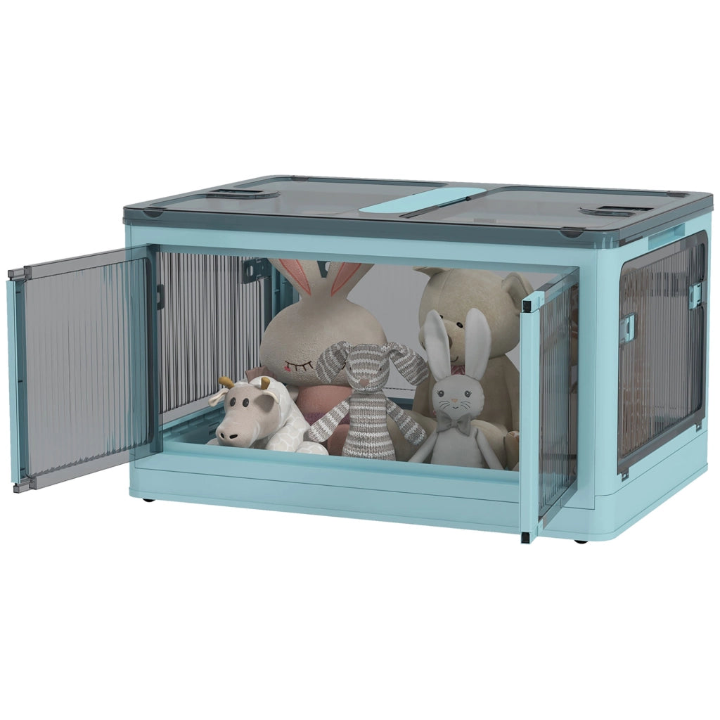 Cassa di Stoccaggio 69L ¨C zephmum ¨C Blu 60x42x34 cm