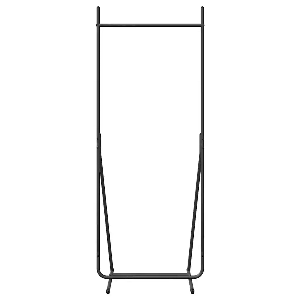 vidaXL Stendibiancheria Nero 62 x 48 x 158 cm Acciaio