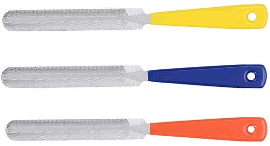 Vijl per Chitarra 3 pezzi - Acciaio Inossidabile - Portatile - Set di Chiavi - Riparazione Chitarre - Dimensioni 18,3 x 1,5 cm - Chiave per Chitarra