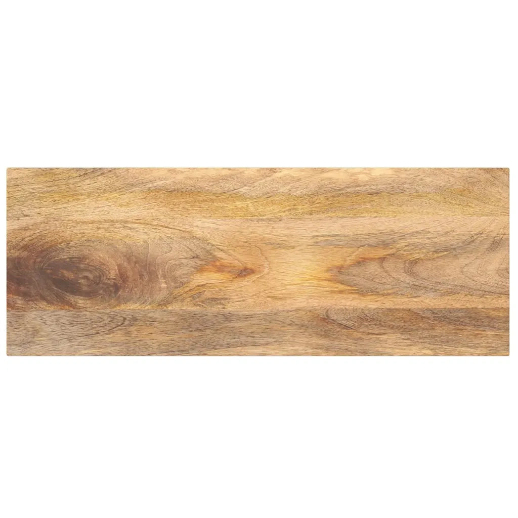Piano per Tavolo 70x20x2,5cm Rettangolare Legno Massello Mango 371423