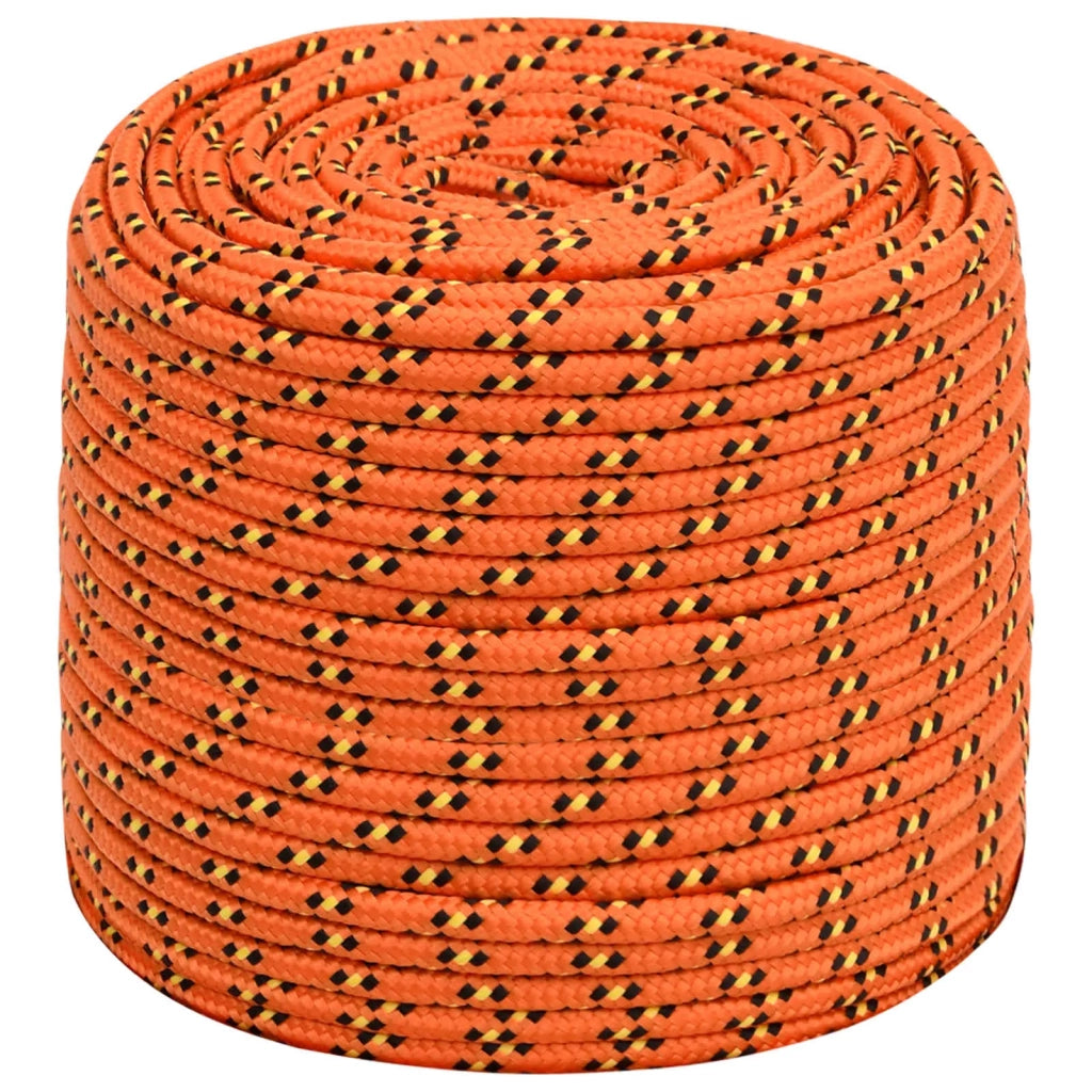 Corda multiuso 8 mm 100 m Arancione PP 420 kg Carico massimo 3473353