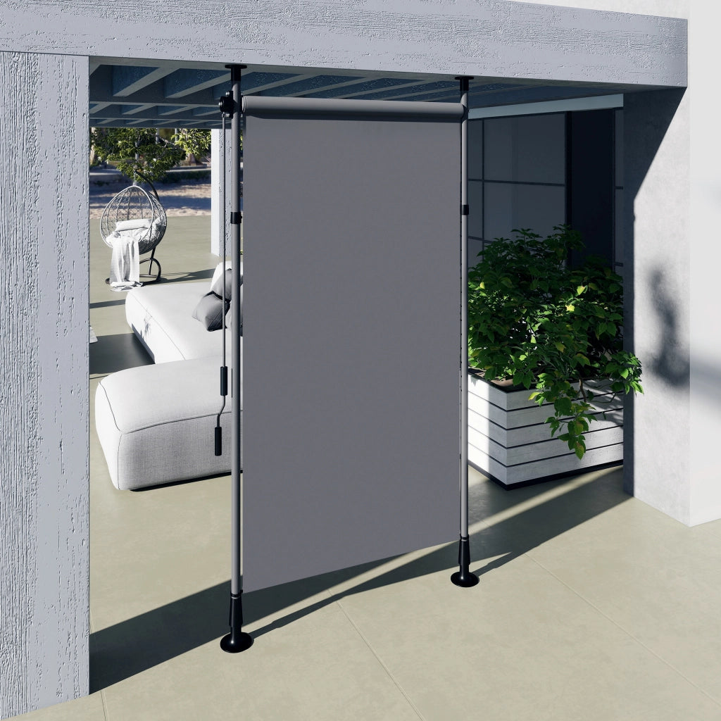Tavolo allungabile ¨C zephmum ¨C metallo grigio scuro