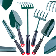 Set di attrezzi da giardino KADAX 5 in 1: rastrello, pala, tagliasiepi a uncino, Kadax