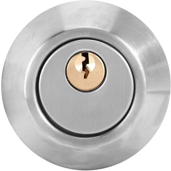 Sicurezza Porta Cilindrica - Cilindro in Acciaio Inossidabile - Lame di Blocco - Corrosione Resistente - Duraturo e Resistente alle Cadute