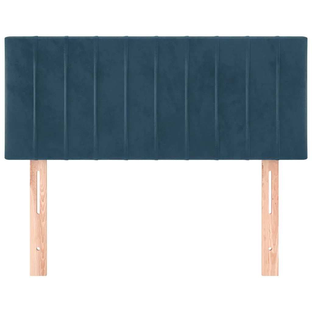 Testiera Blu Scuro 100x5x78/88 cm in Velluto