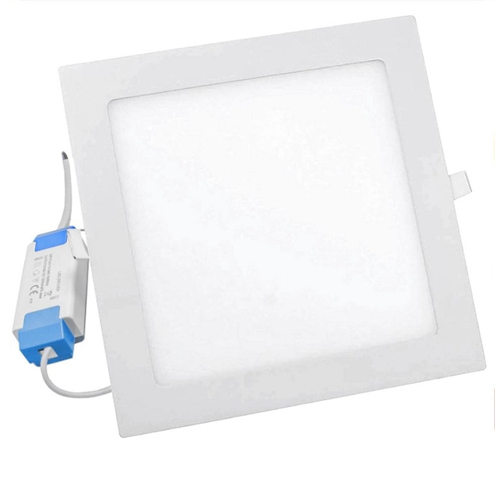 Trade Shop - Pannello Smd Led Quadrato Incasso 12w Con Driver Cct 4000k 3000k 6500k P155a-q3c -