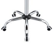 TAVOLO ROTONDO REGOLABILE 70 cm Noce MDF e Metallo con ruote
