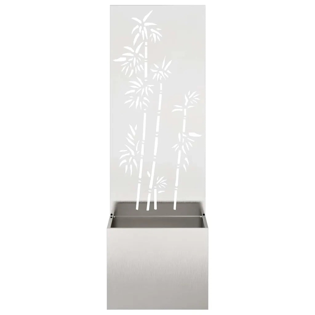 Schermo per privacy in giardino Floreale Argento 50 x 150 cm 876452