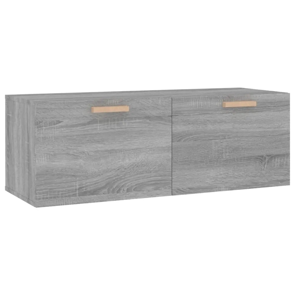 Mobile Pensile Grigio Sonoma 100x36,5x35 cm Legno Multistrato 817610