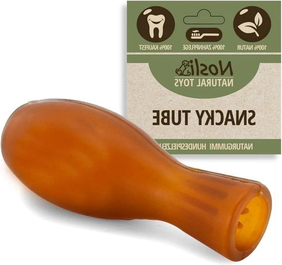 Giocattolo per cani - Tubo snack - Wobbler per snack - stimolazione intellettiva - coloranti - gomma 100% naturale - giocattolo per l'alimentazione - giocattolo intellettivo
