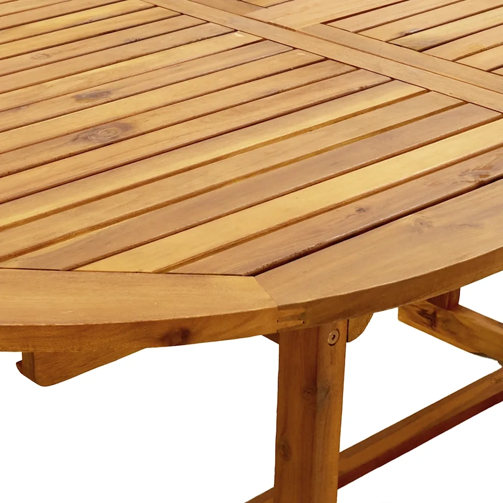 Set Pranzo da Giardino 7pz Legno Massello di Acacia e Textilene 3279281