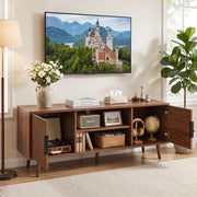 MOBILE TV 138 cm Noce in MDF con ripiani aperti