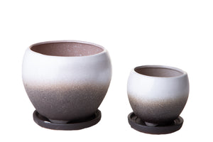 Set 4 Vasi Ø 20 14 cm Bicolore