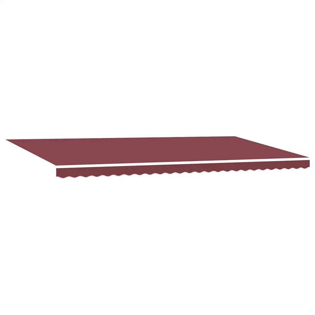 vidaXL Tenda da Sole Retrattile Manuale con LED Bordò 600x300 cm